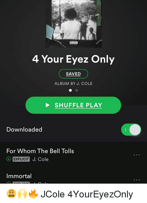 4 your eyes only j cole tracklist